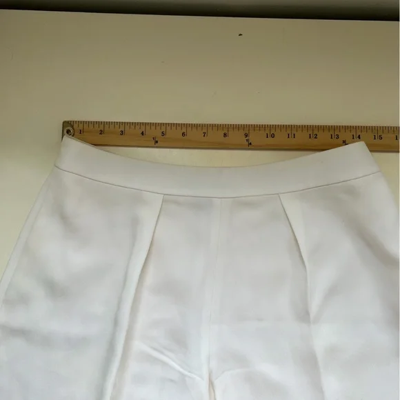 Ralph Lauren Black Label Tap Shorts High Waist Pleated White Size 6 Classic - Picture 5 of 9